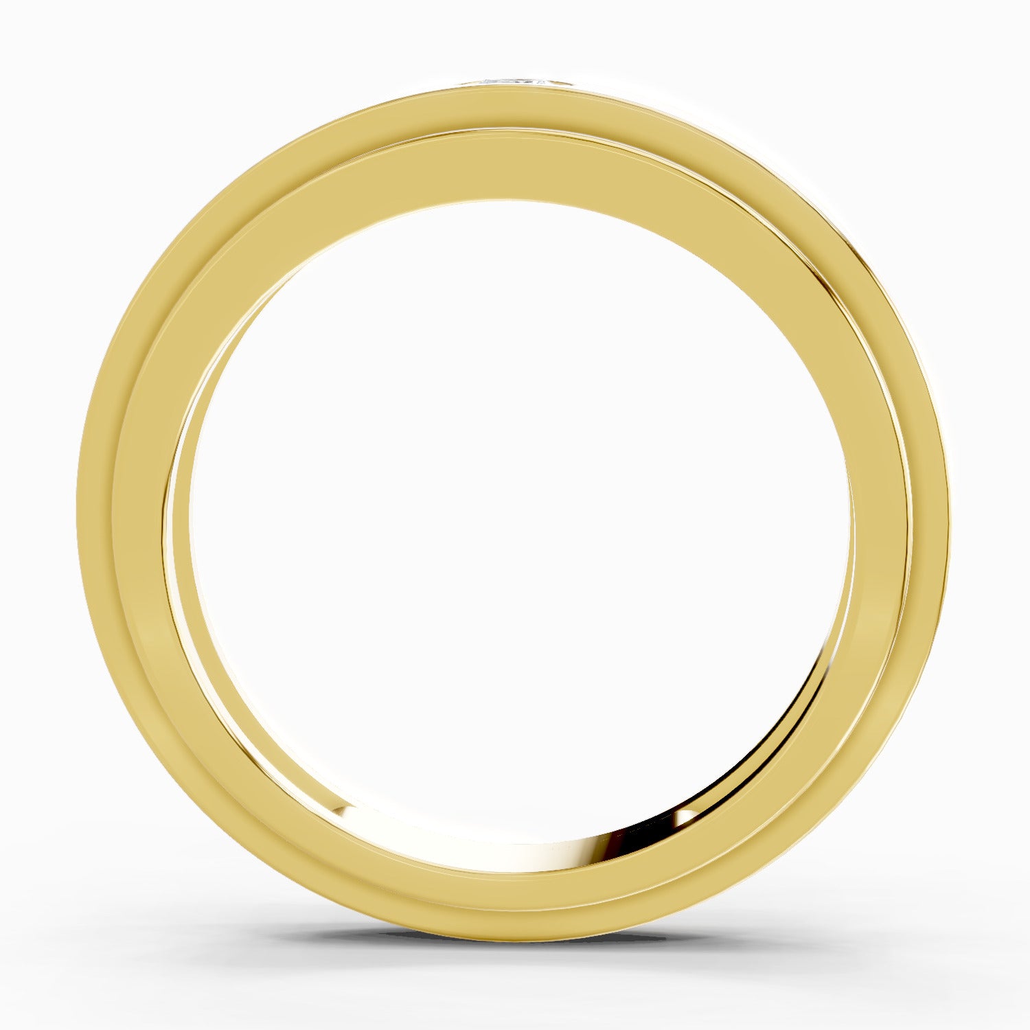 0.11 Carat Titan Engagement Ring | 14K Yellow Gold