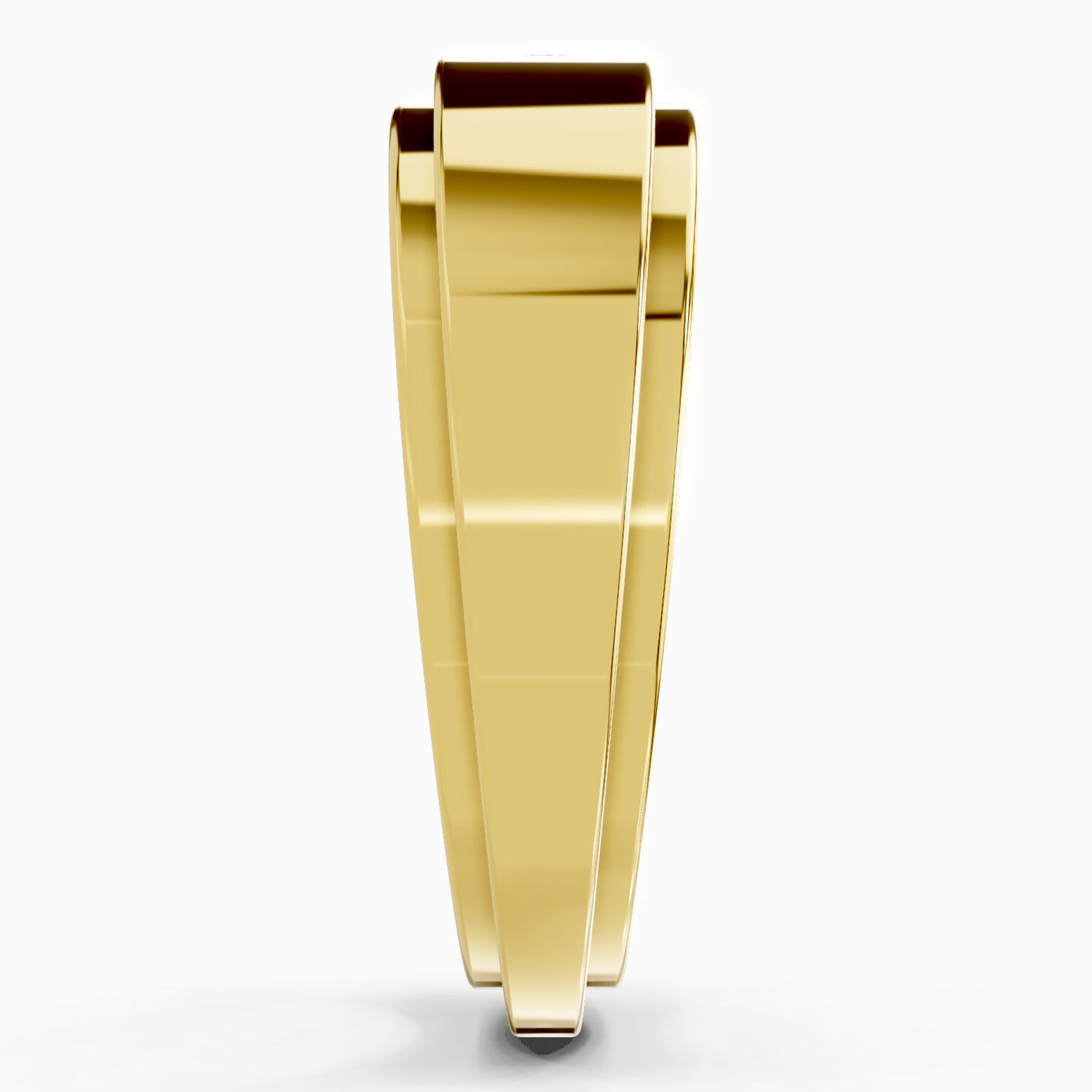 0.11 Carat Titan Engagement Ring | 14K Yellow Gold