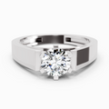 1.25 Ct Round Ring | 14K White Gold