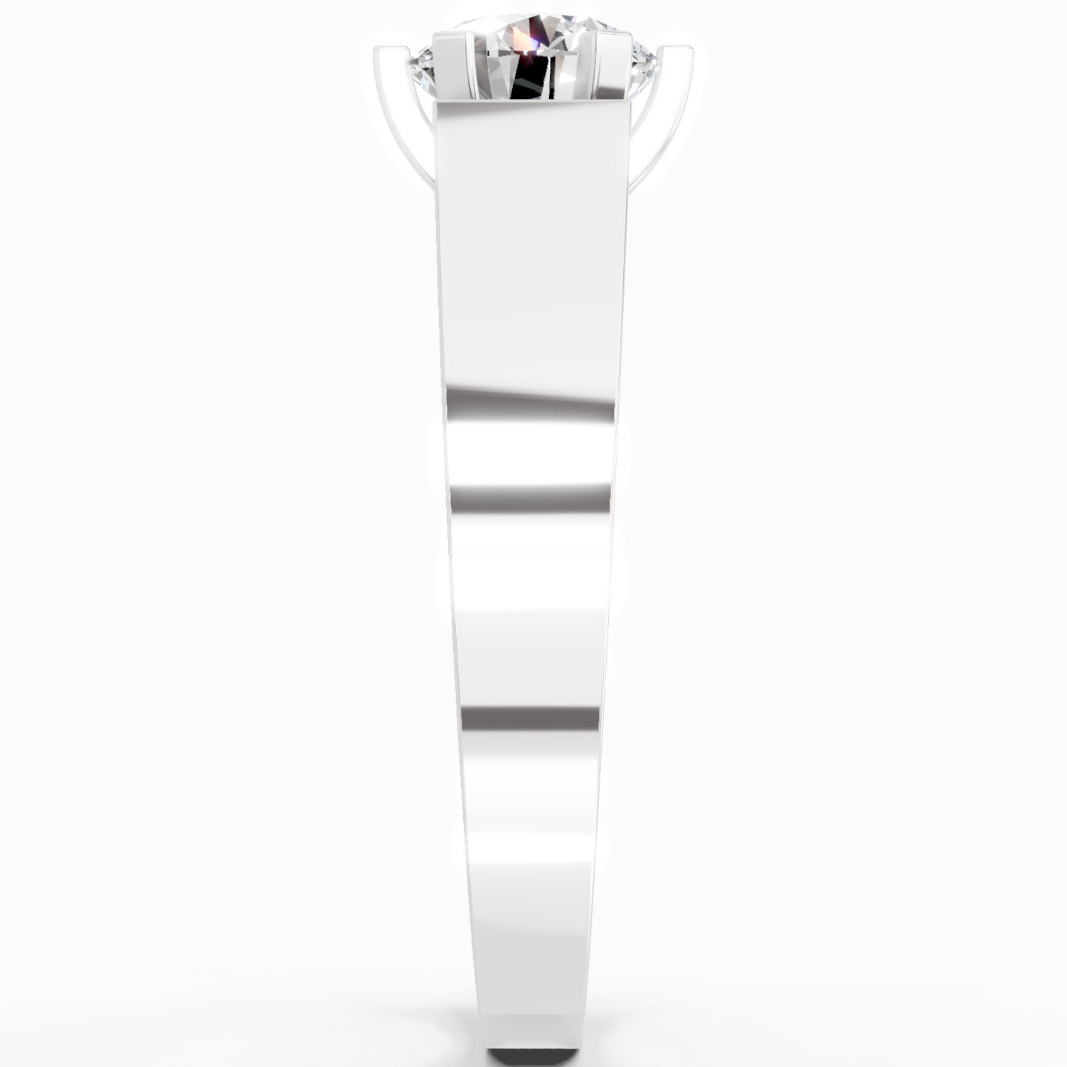 1.25 Ct Round Ring | 14K White Gold