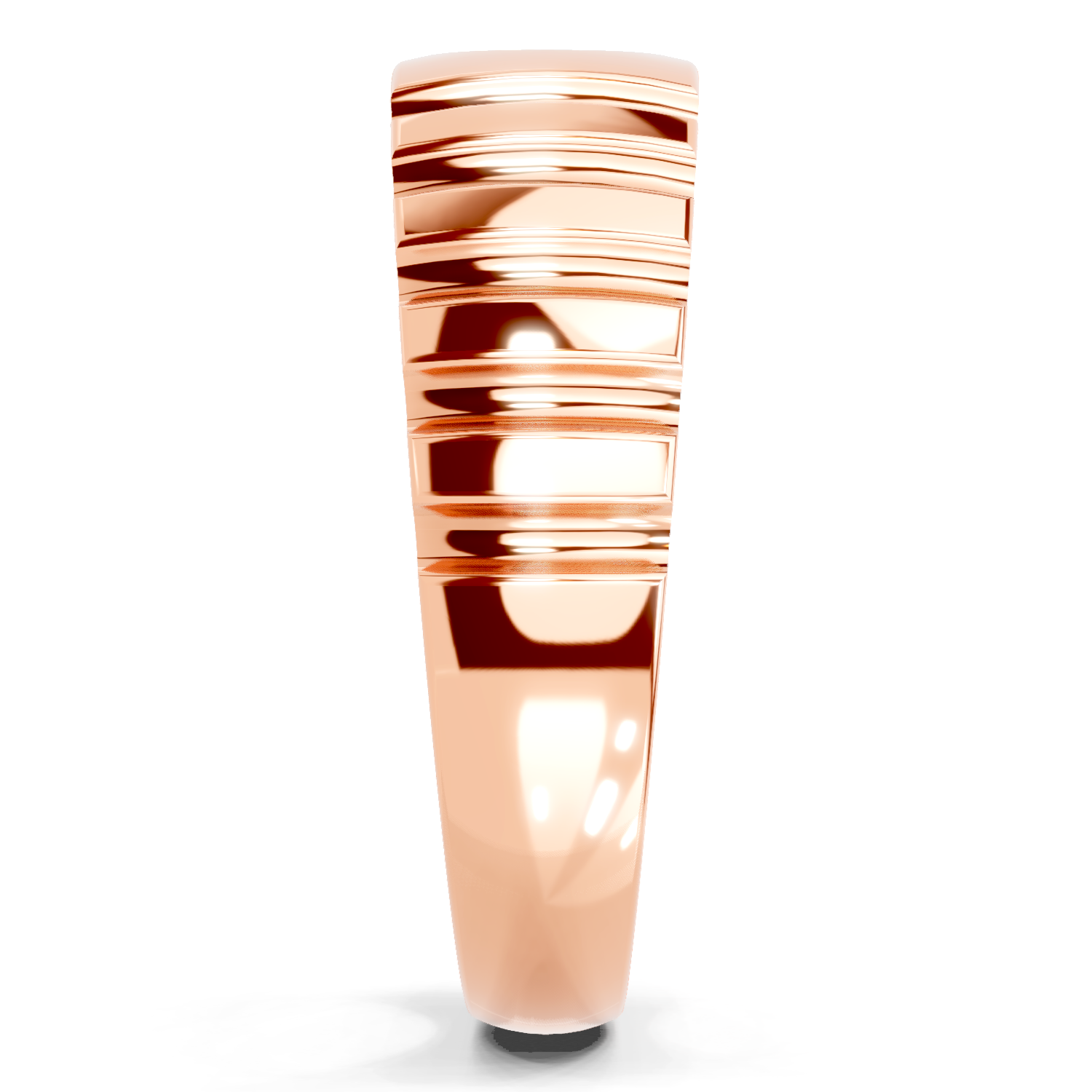 1 Ct Round Solitaire Diamond Ring | 14K Rose Gold
