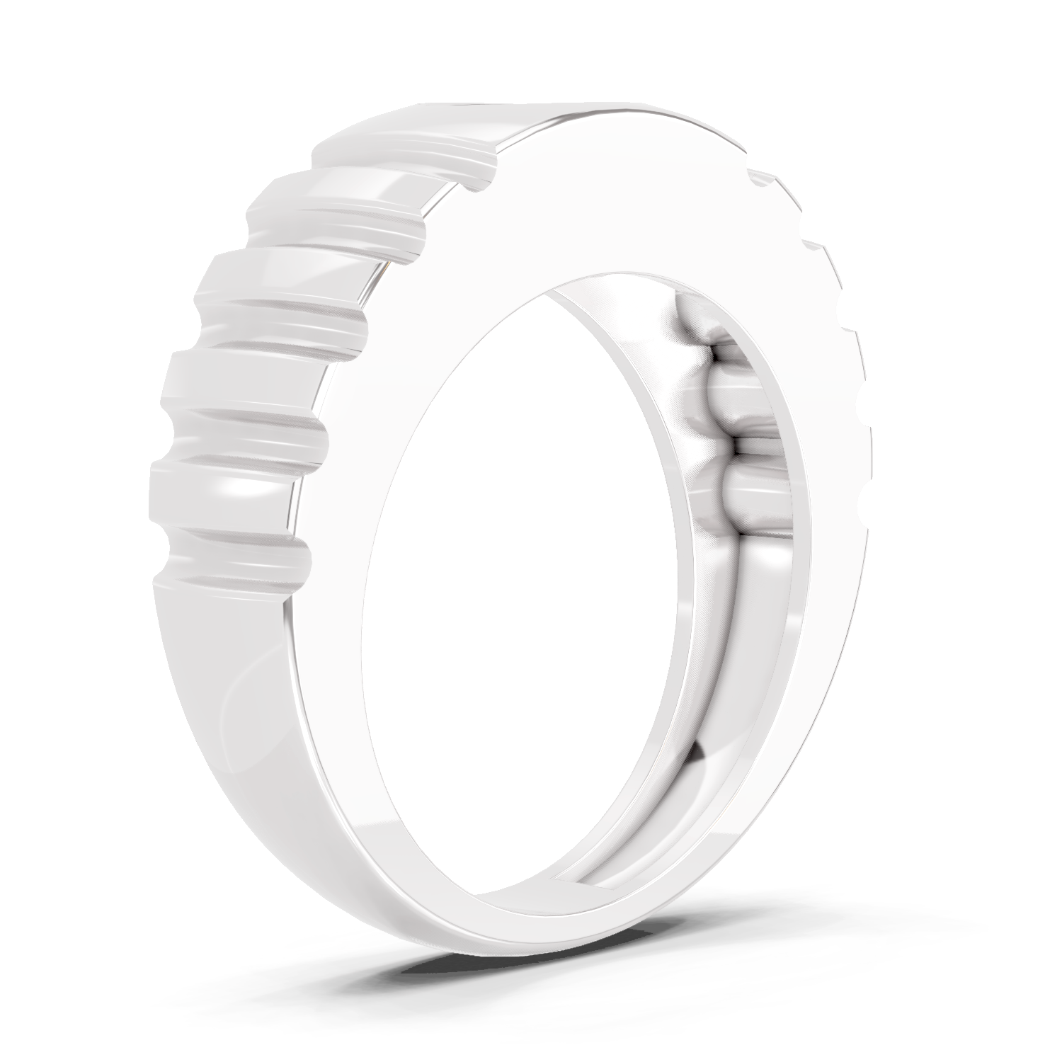 1 Ct Round Solitaire Diamond Ring | 14K White Gold