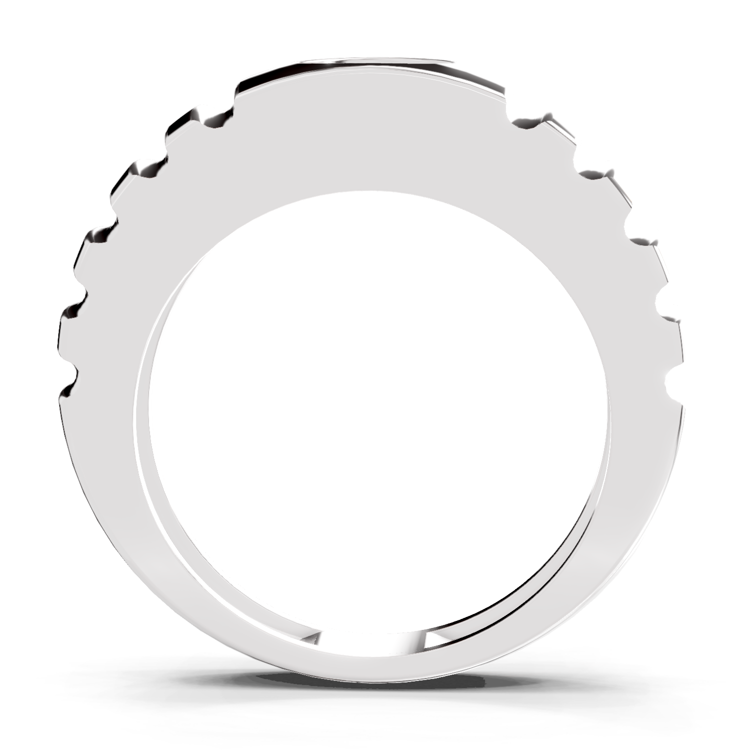 1 Ct Round Solitaire Diamond Ring | 14K White Gold