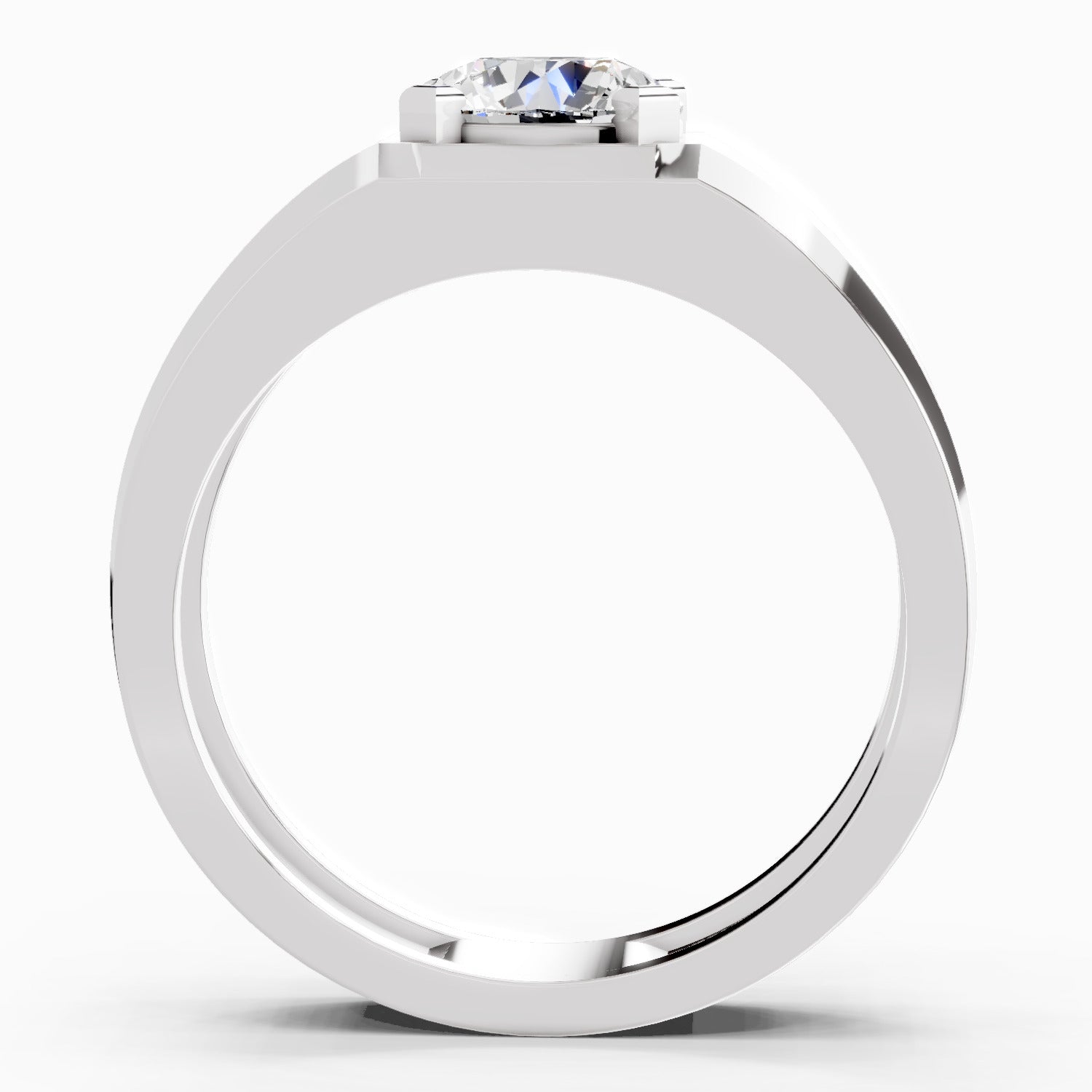 1 Carat Engagement Ring | 14K White Gold
