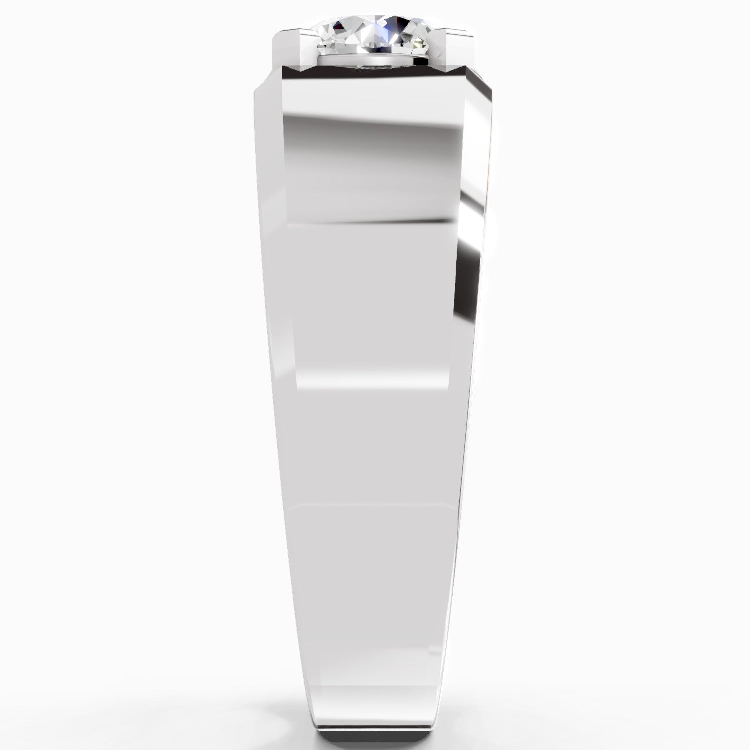 1 Carat Engagement Ring | 14K White Gold