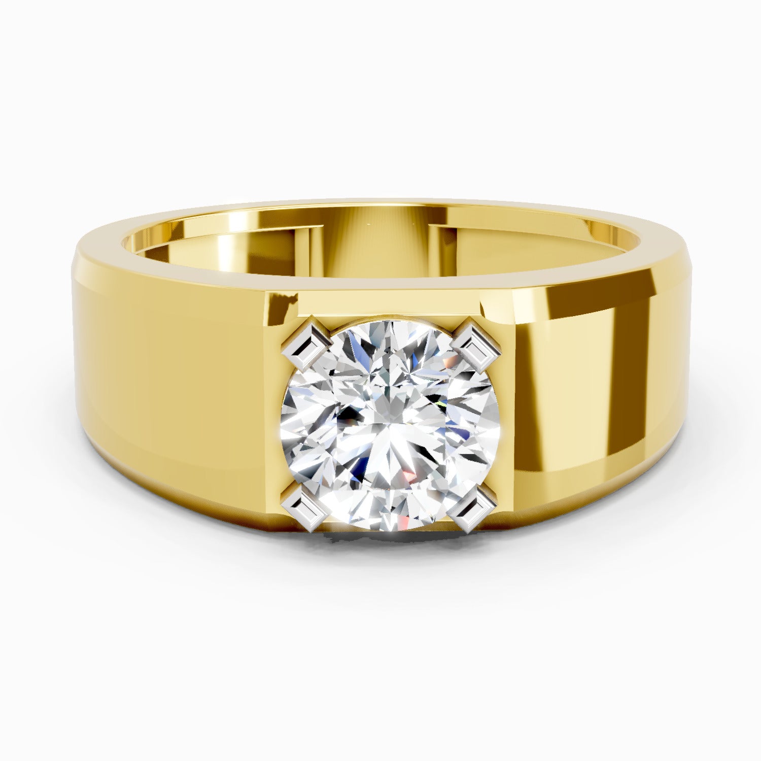 1 Carat Engagement Ring | 14K Yellow Gold