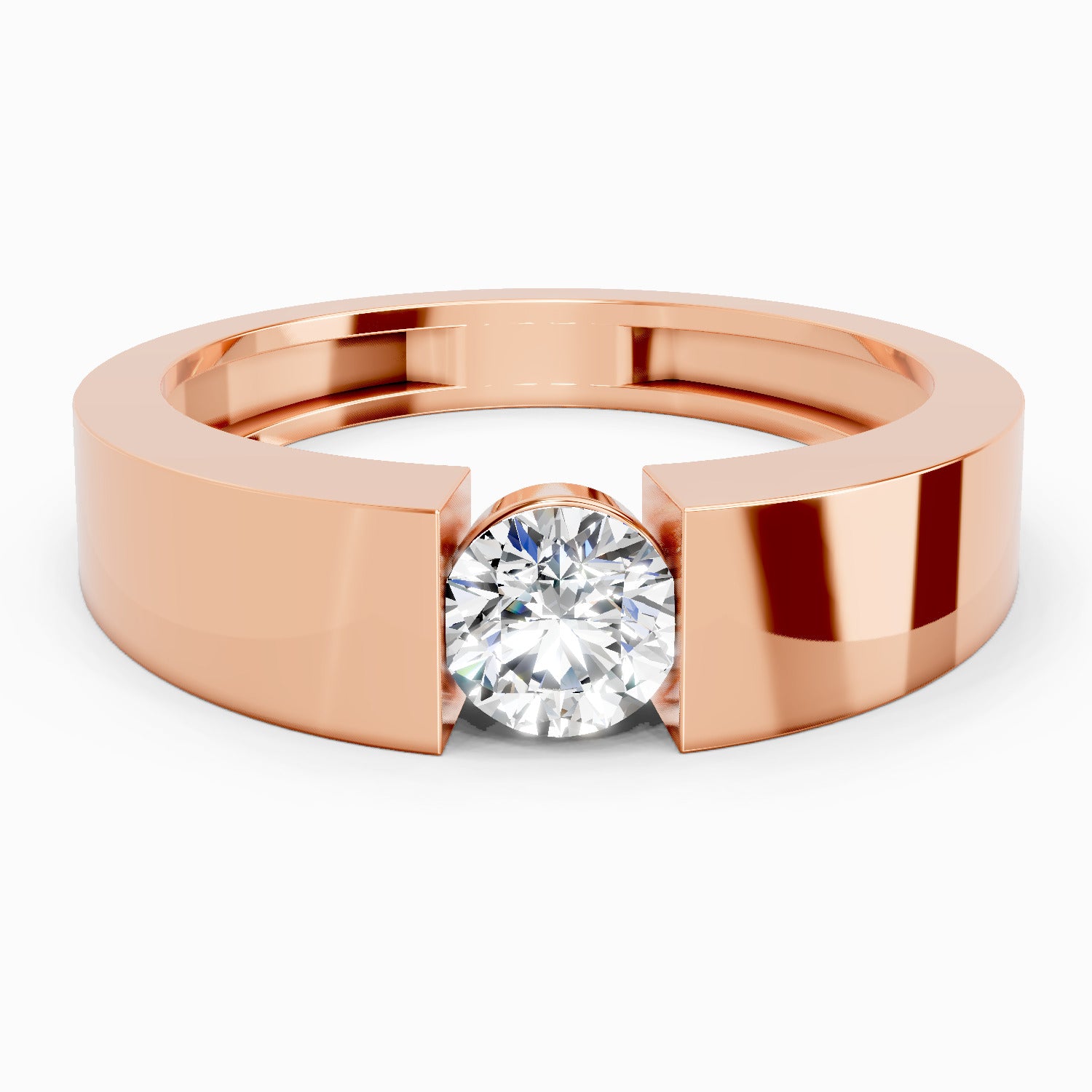 0.5 Carat Engagement Ring | 14K Rose Gold