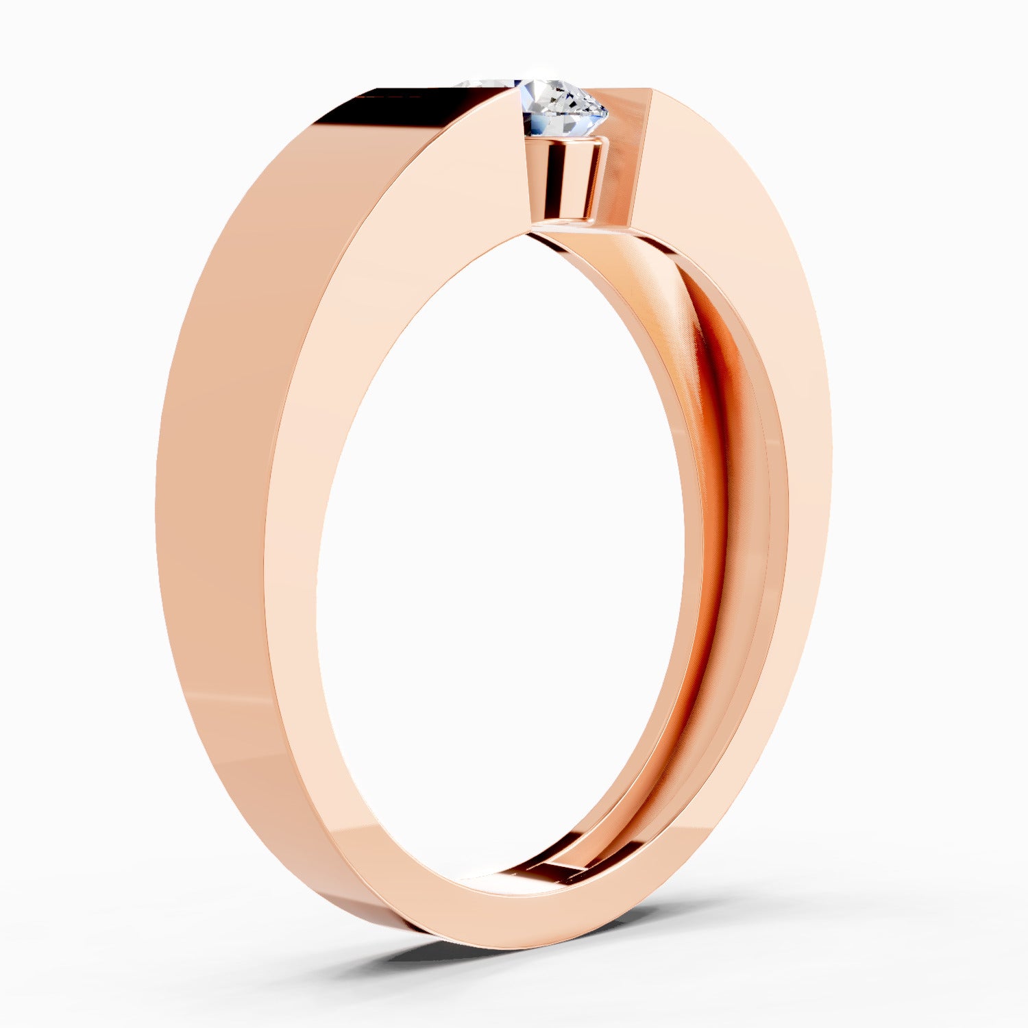 0.5 Carat Engagement Ring | 14K Rose Gold