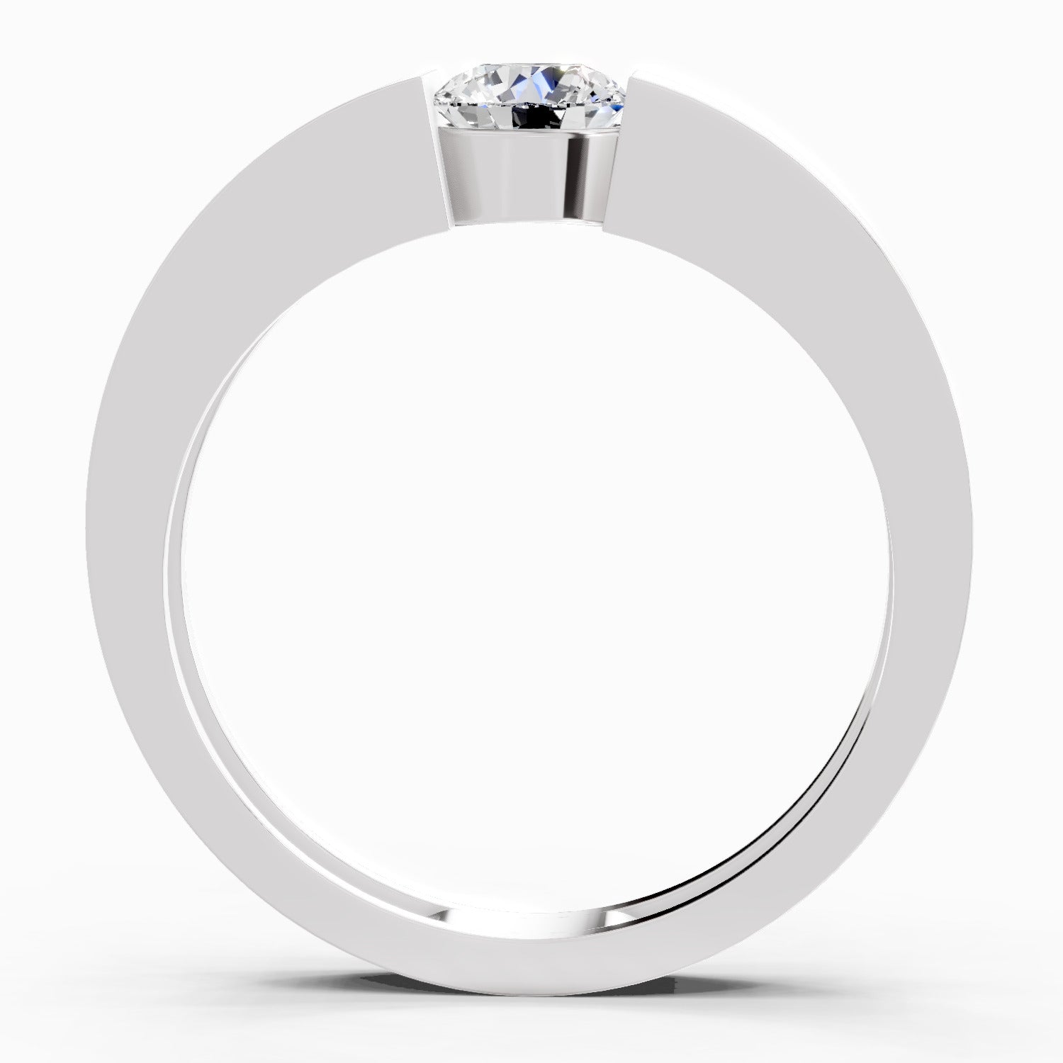 0.5 Carat Engagement Ring | 14K White Gold