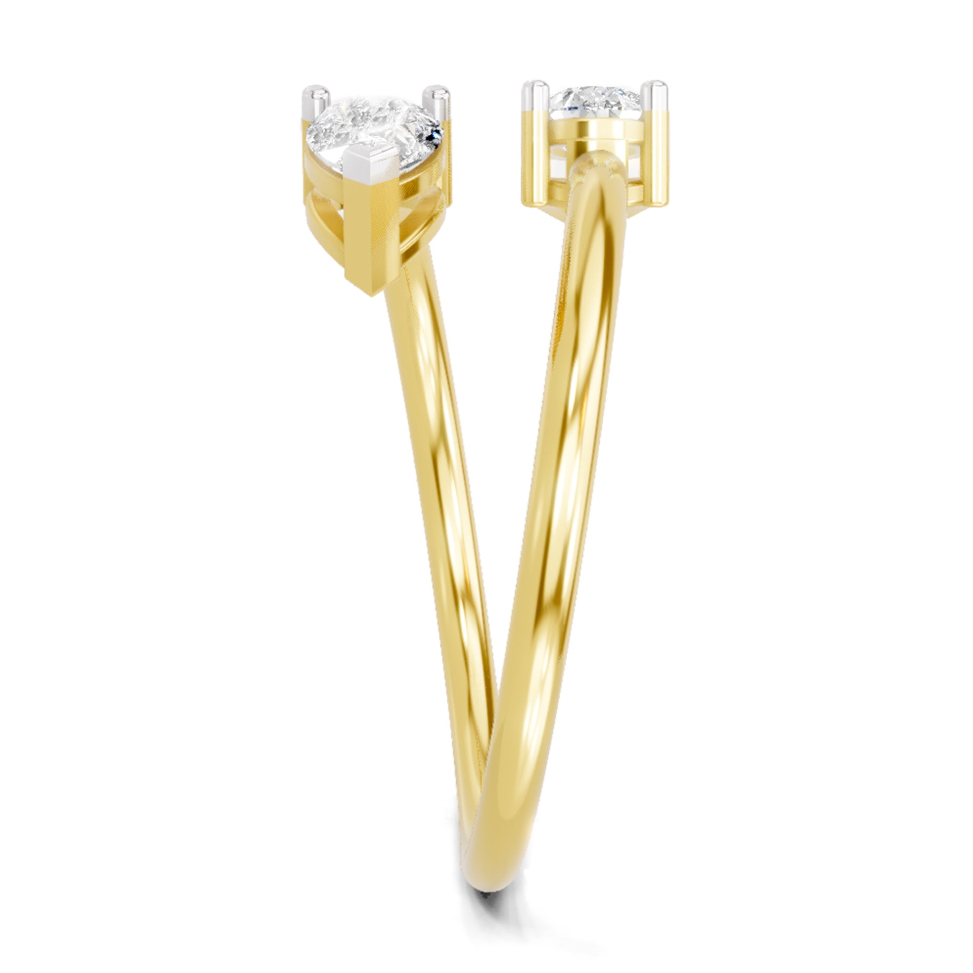Solitaire Ring | 14K Yellow Gold