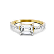 1.18 Ct Emerald 14K Yellow Gold