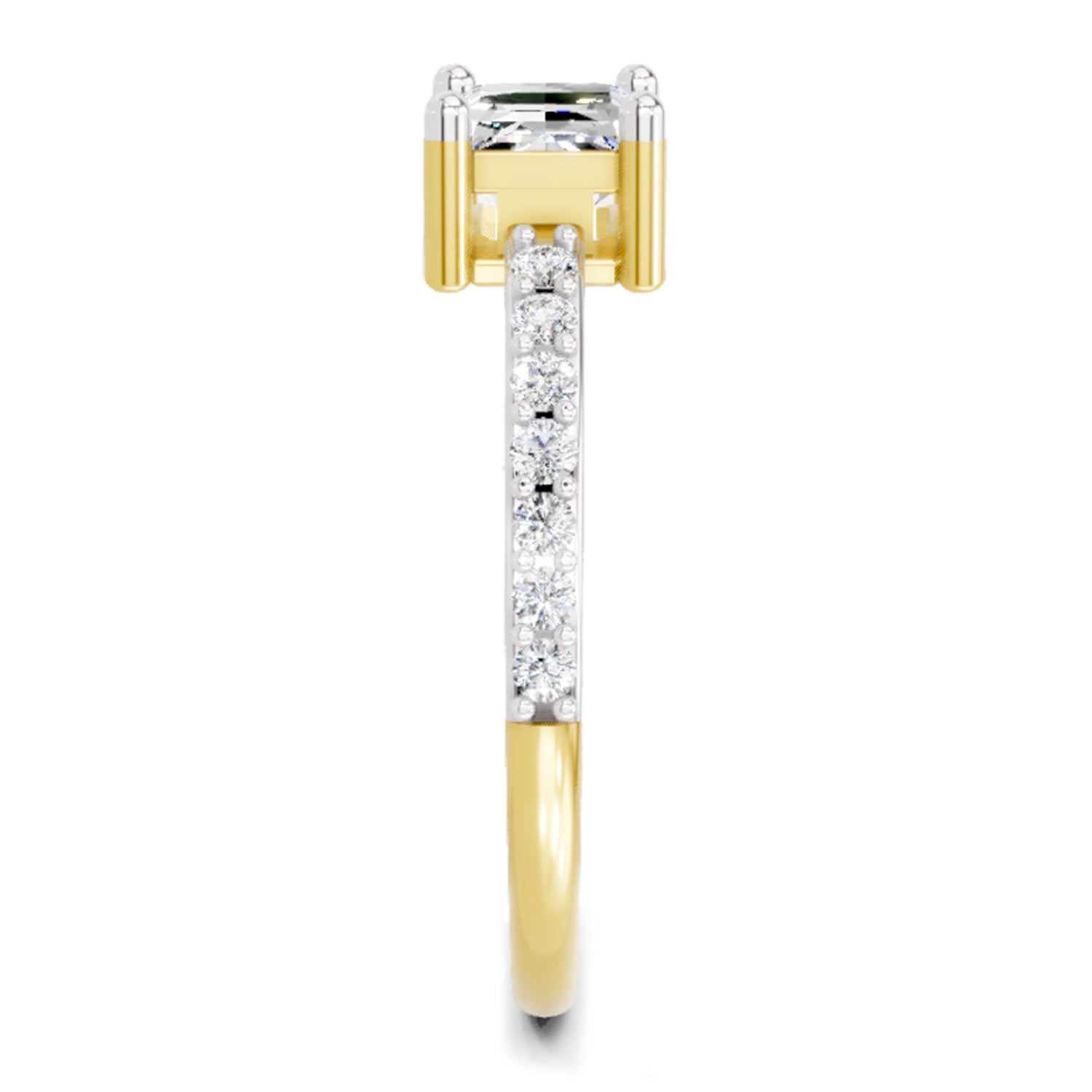 1.18 Ct Emerald 14K Yellow Gold