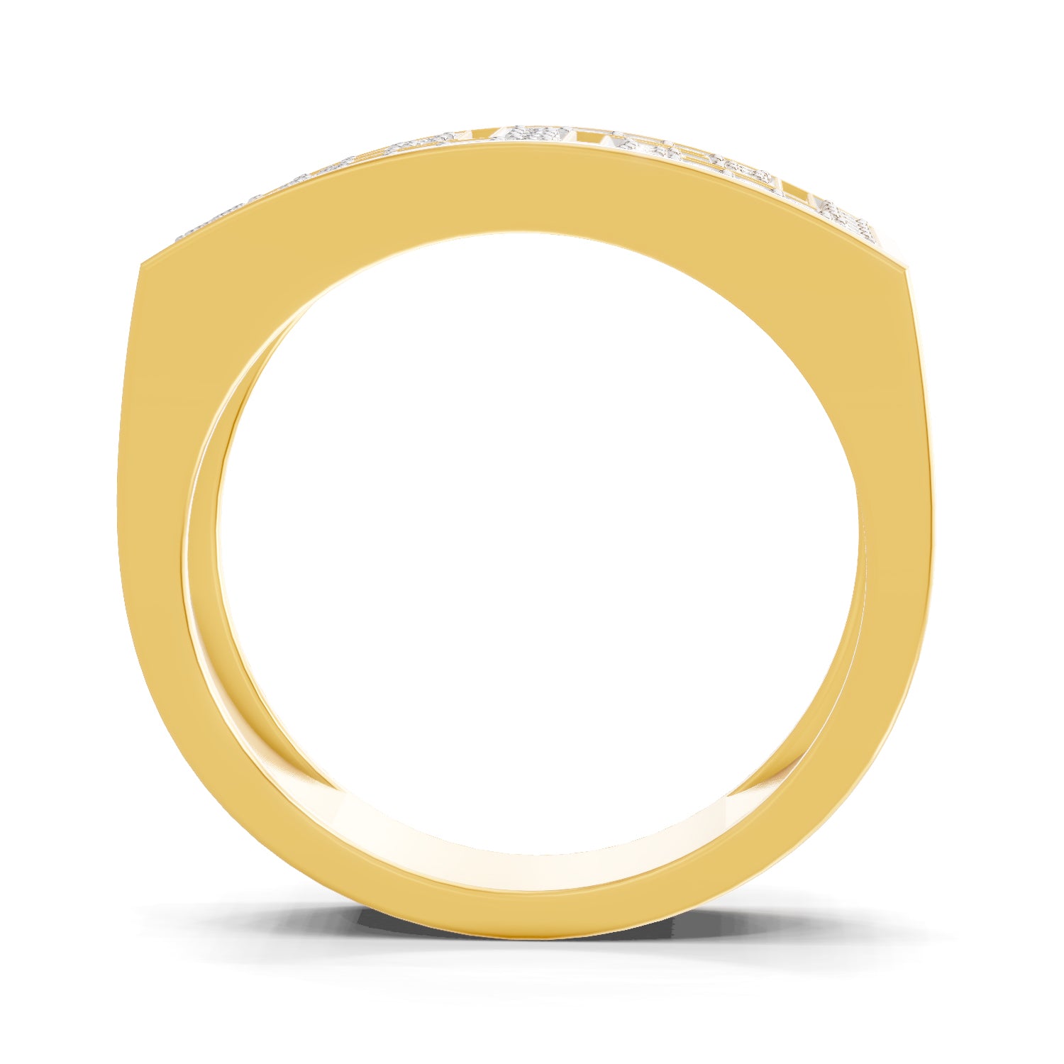 0.53 Carat  | 925 Sterling Silver Gold Plated Fashion Ring