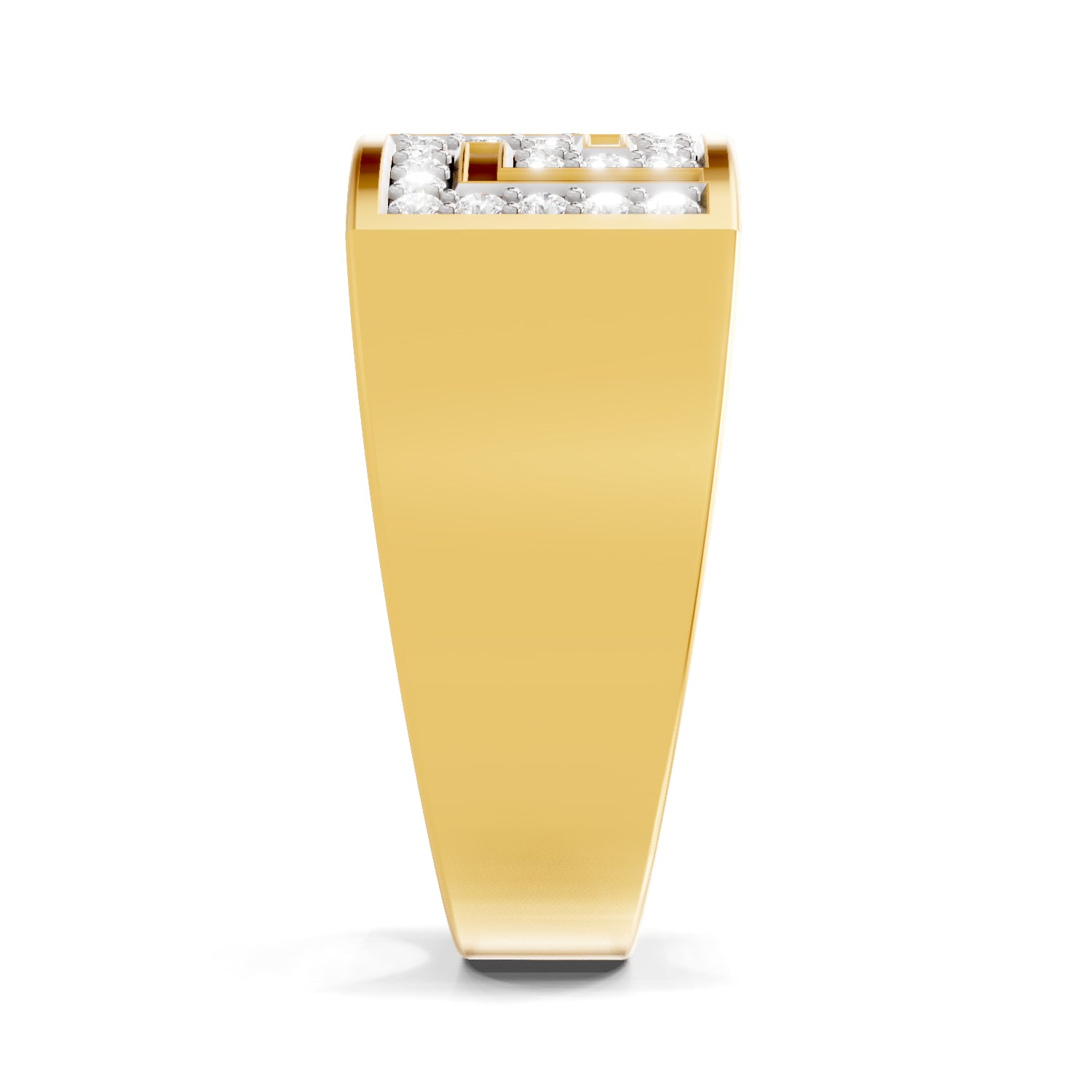 0.53 Carat  | 925 Sterling Silver Gold Plated Fashion Ring