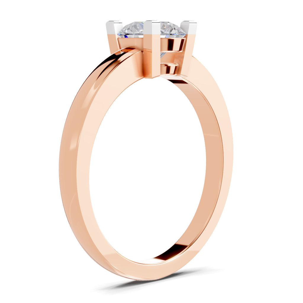 0.75 Carat Solitaire Diamond Engagement Ring | 14K Yellow Gold