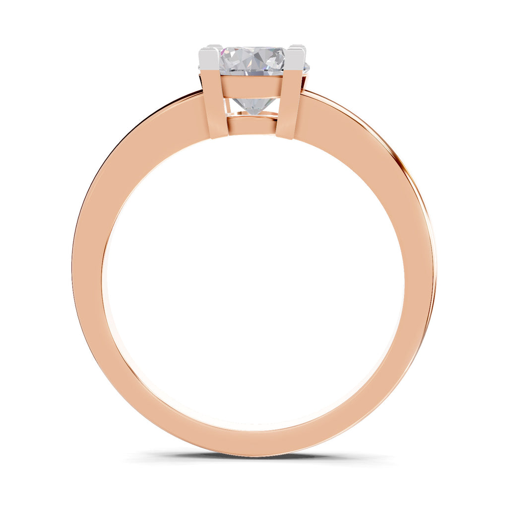 0.75 Carat Solitaire Diamond Engagement Ring | 14K Yellow Gold
