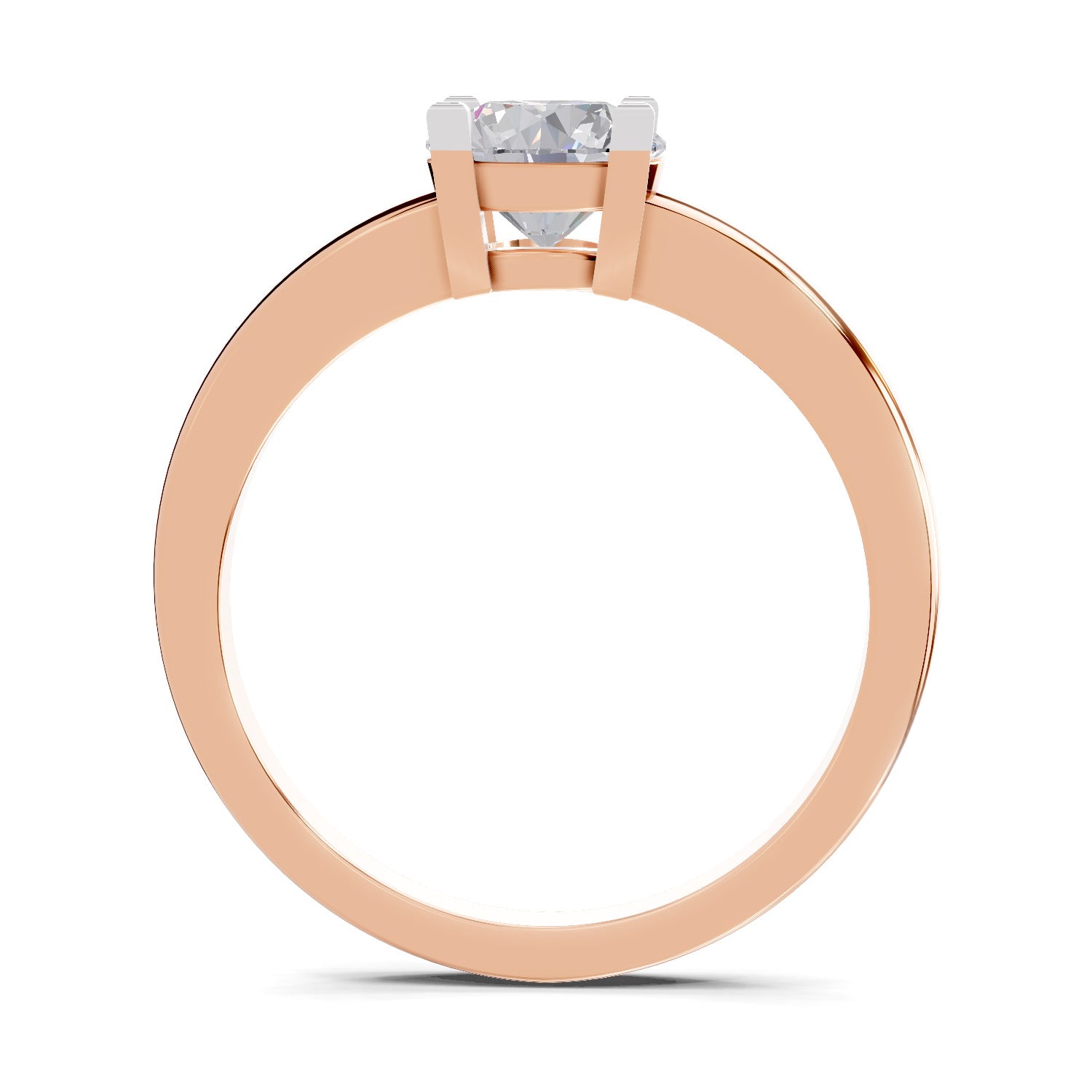 0.75 Carat Solitaire Diamond Engagement Ring | 14K Rose Gold