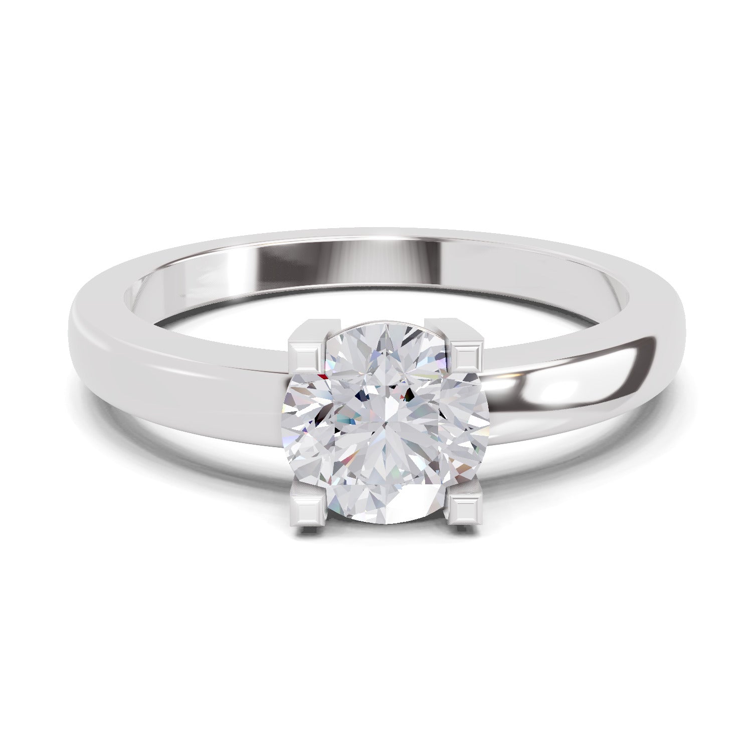 0.75 Carat Solitaire Diamond Engagement Ring | 14K Yellow Gold