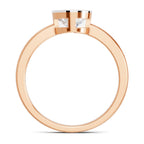 Bezel Solitaire Lab Grown Diamonds 0.15 Ct 14Kt Yellow Gold