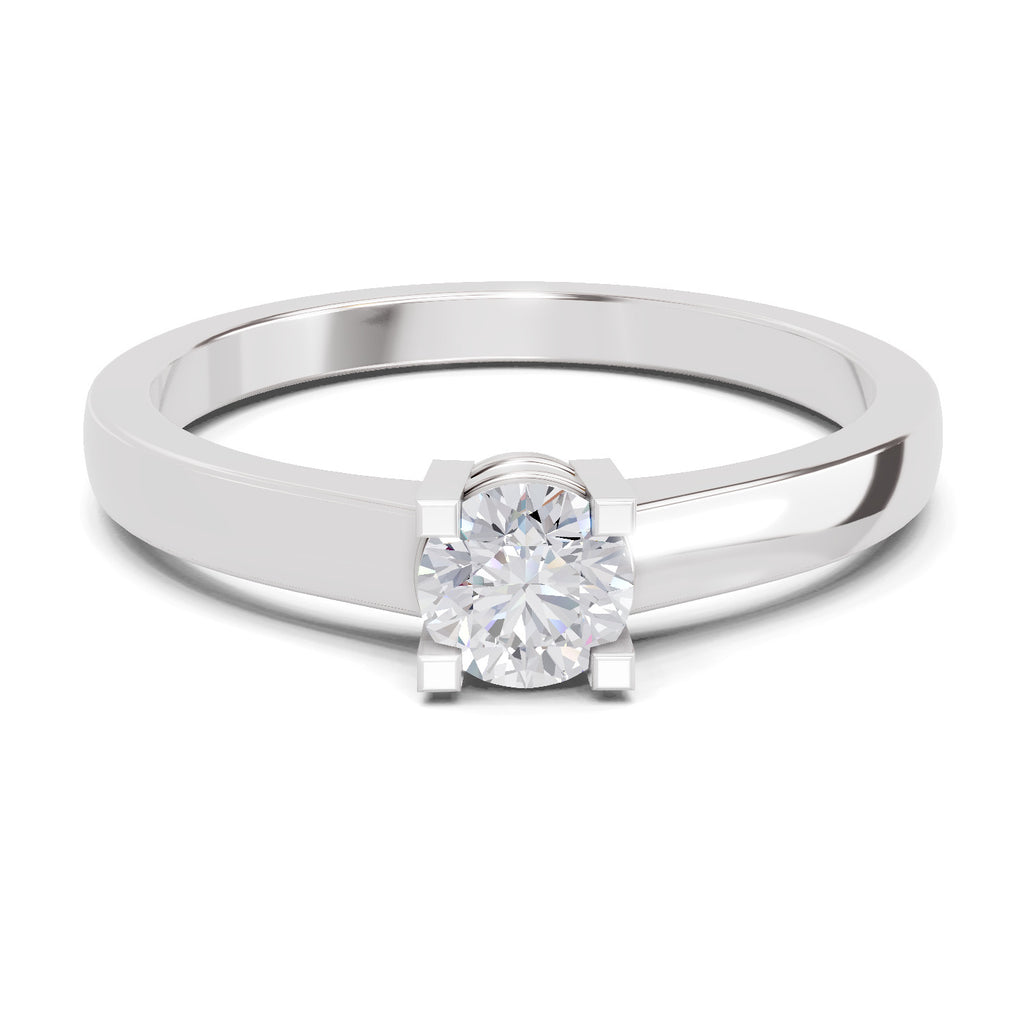 0.3 Carat Solitaire Diamond Engagement Ring | 14K Yellow Gold