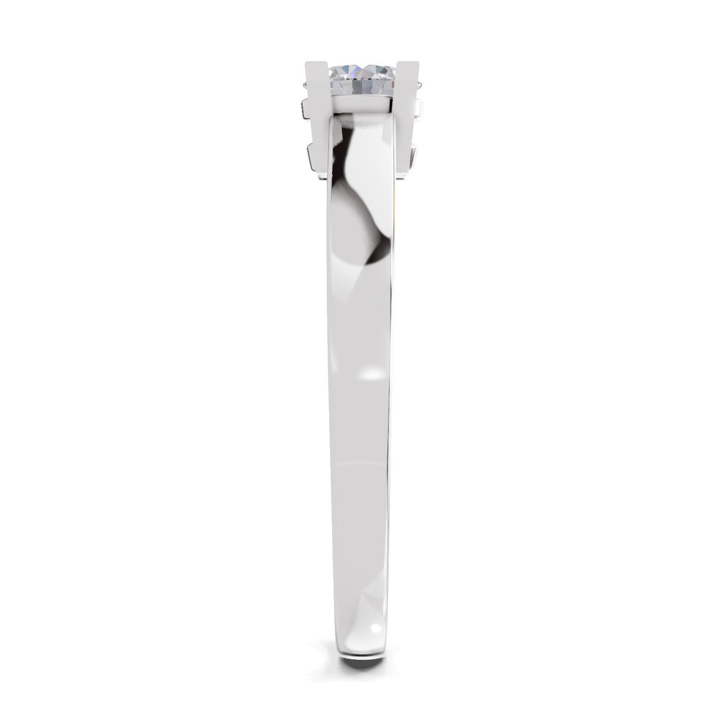 0.3 Carat Solitaire Diamond Engagement Ring | 14K Yellow Gold