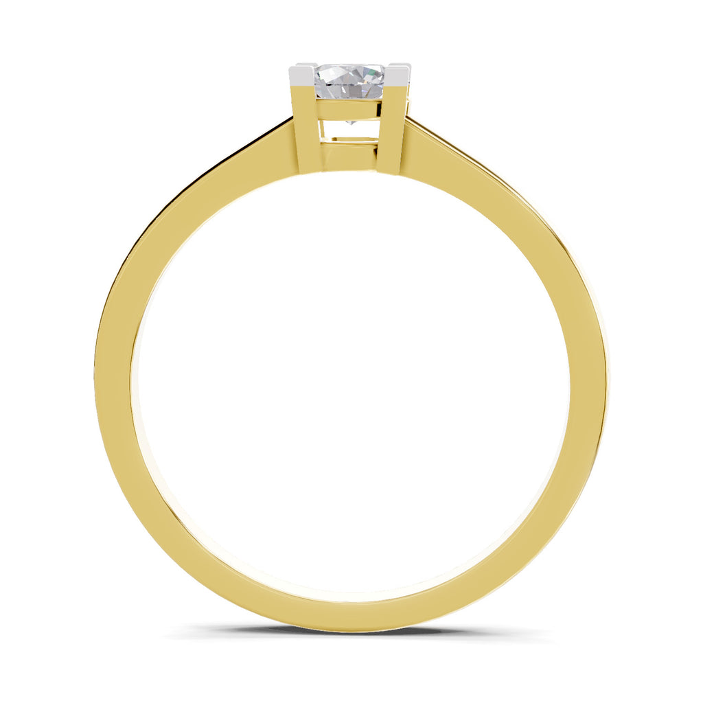 0.3 Carat Solitaire Diamond Engagement Ring | 14K Yellow Gold