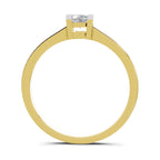 0.3 Carat Solitaire Diamond Engagement Ring | 14K Yellow Gold
