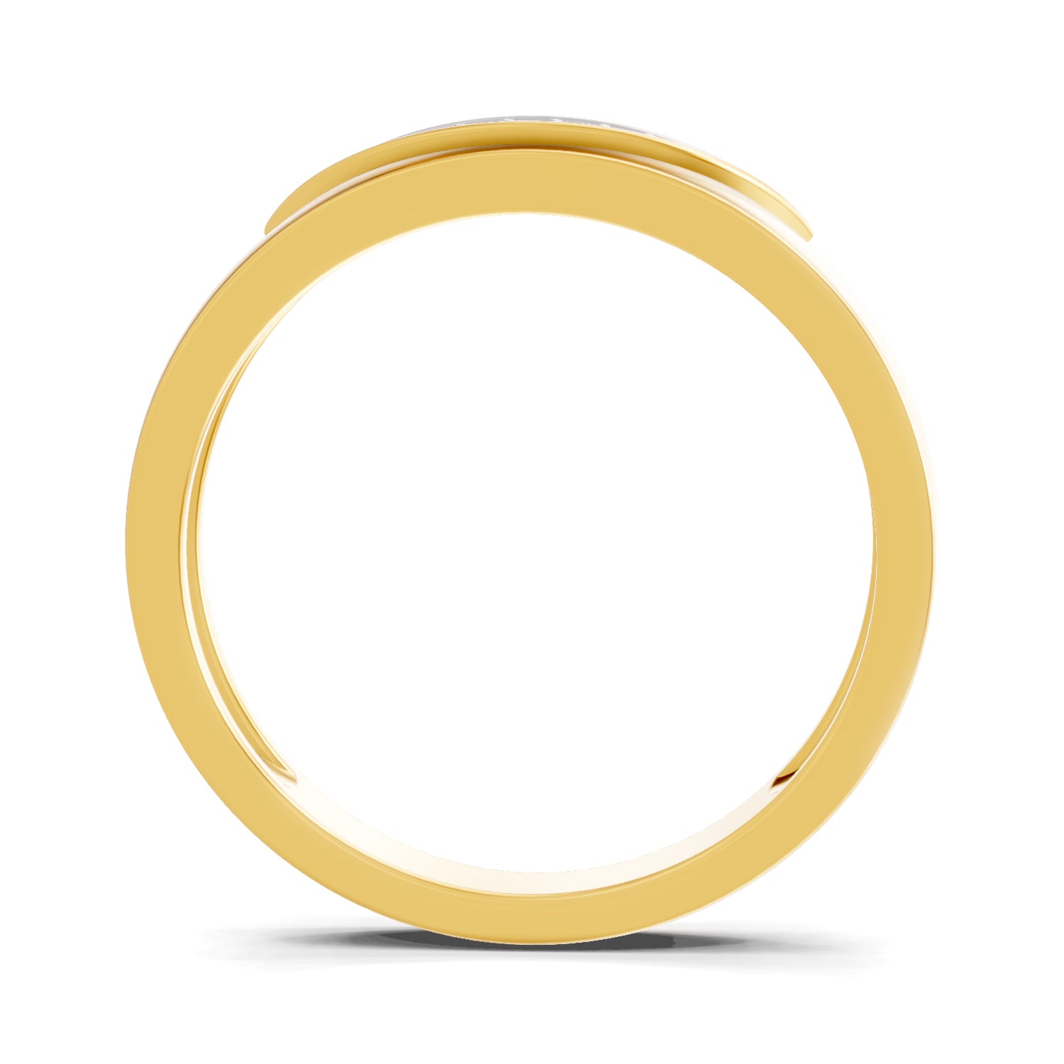 0.05 Carat  | 925 Sterling Silver Gold Plated Fashion Ring