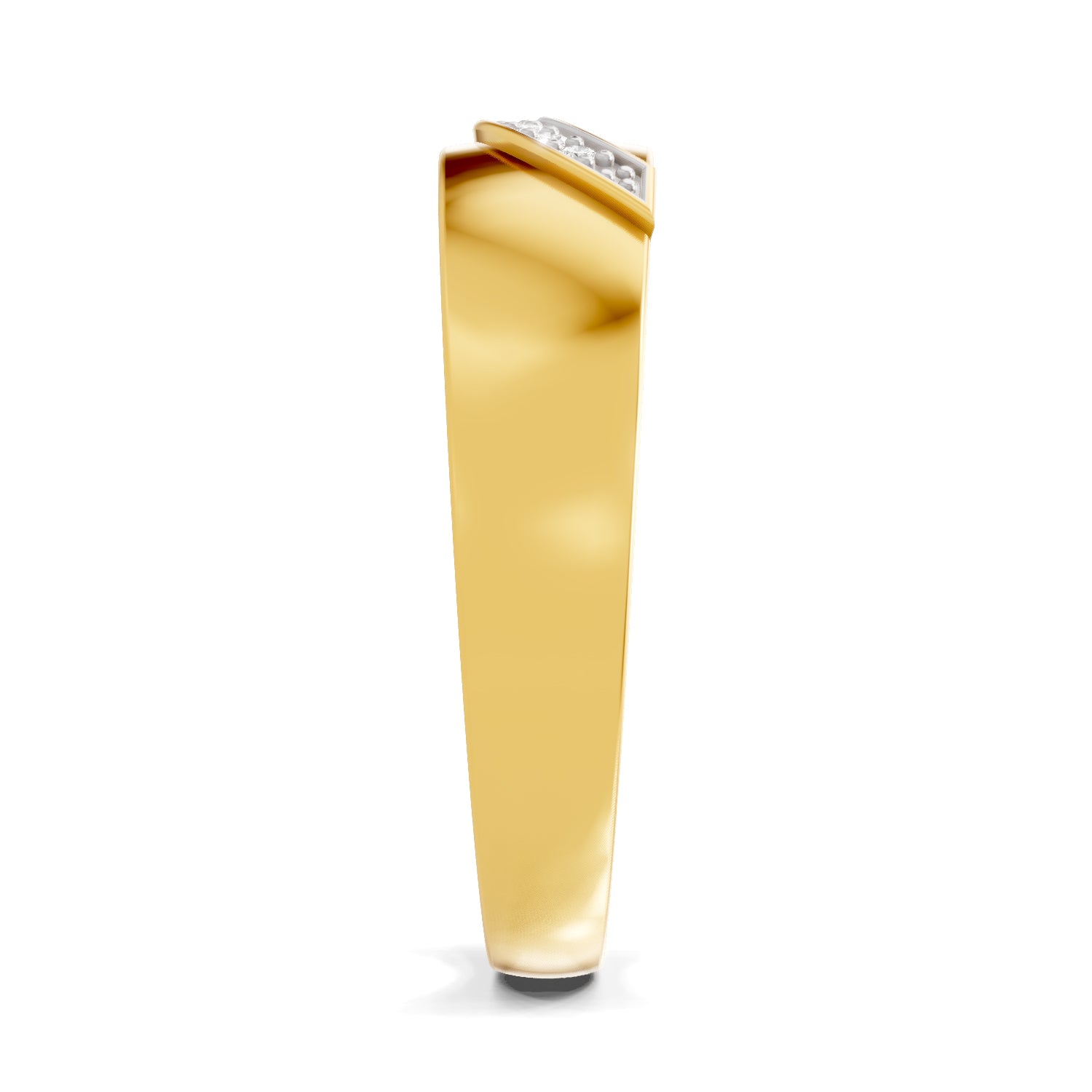 0.05 Carat  | 925 Sterling Silver Gold Plated Fashion Ring