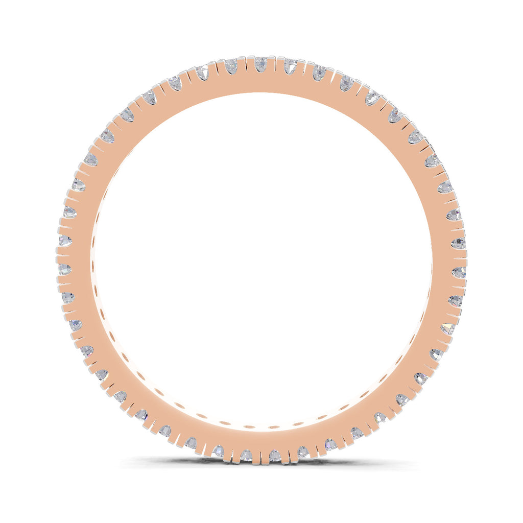 Sparkles Lab Grown Diamond 0.27 Eternity Style Ring| 14K Rose Gold