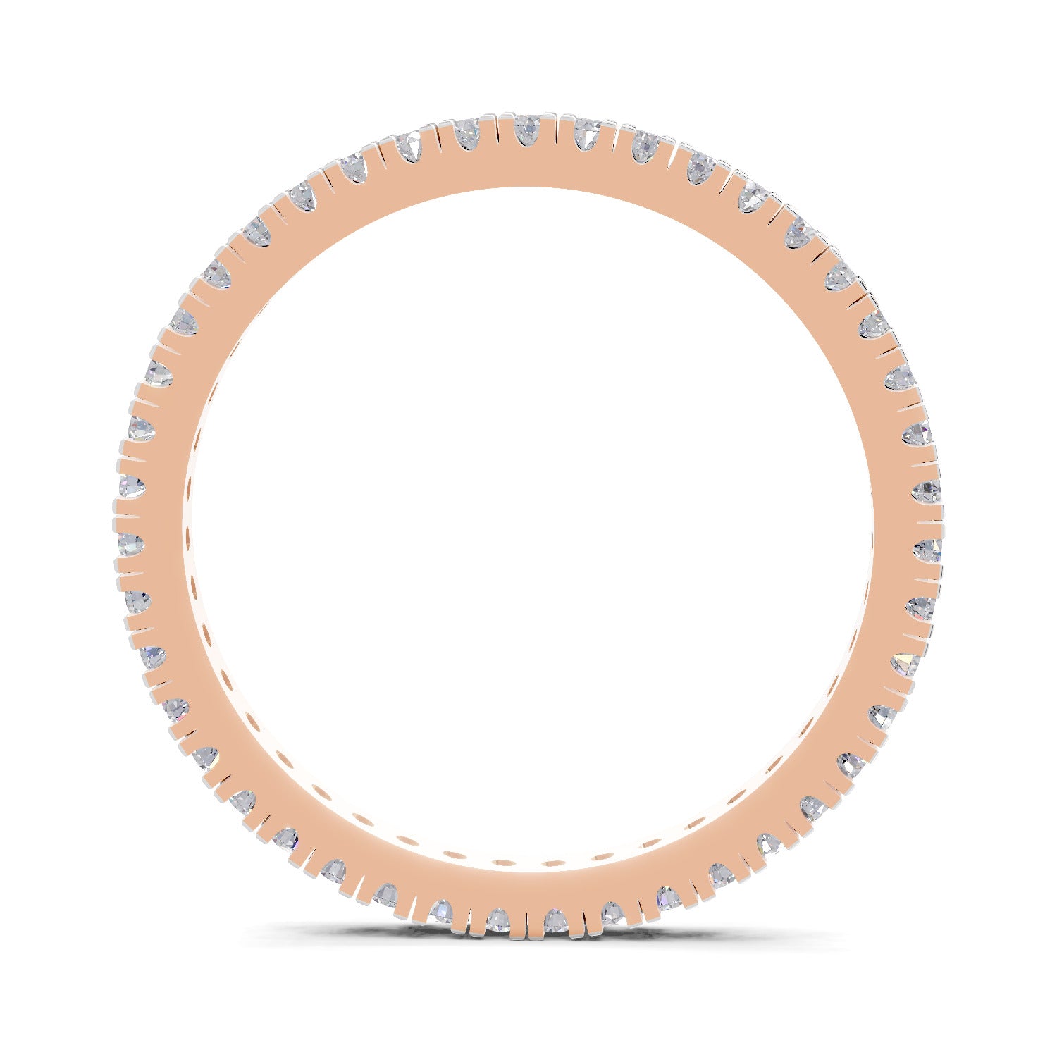 Sparkles Lab Grown Diamond 0.27 Eternity Style Ring| 14K Rose Gold