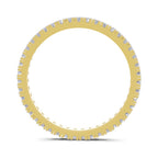 Sparkles Lab Grown Diamond 0.27 Eternity Style Ring| 14K Yellow Gold