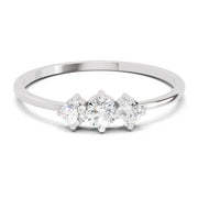 0.24 Carat Diamond Engagement Ring | 14K White Gold