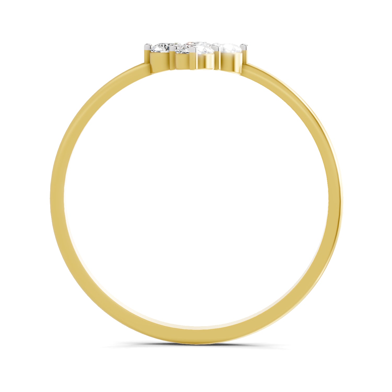 Sparkles Lab Grown Diamond 0.24 Carat Diamond Engagement Ring | 14K Yellow Gold