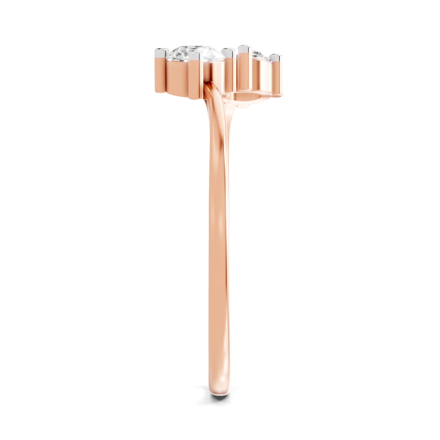 0.29 Carat Eternal Duo Diamond Engagement Ring | 14K Rose Gold