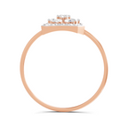 Sparkles Lab Grown Diamond 0.3 Dazzle Bloom Ring| 14K Rose Gold