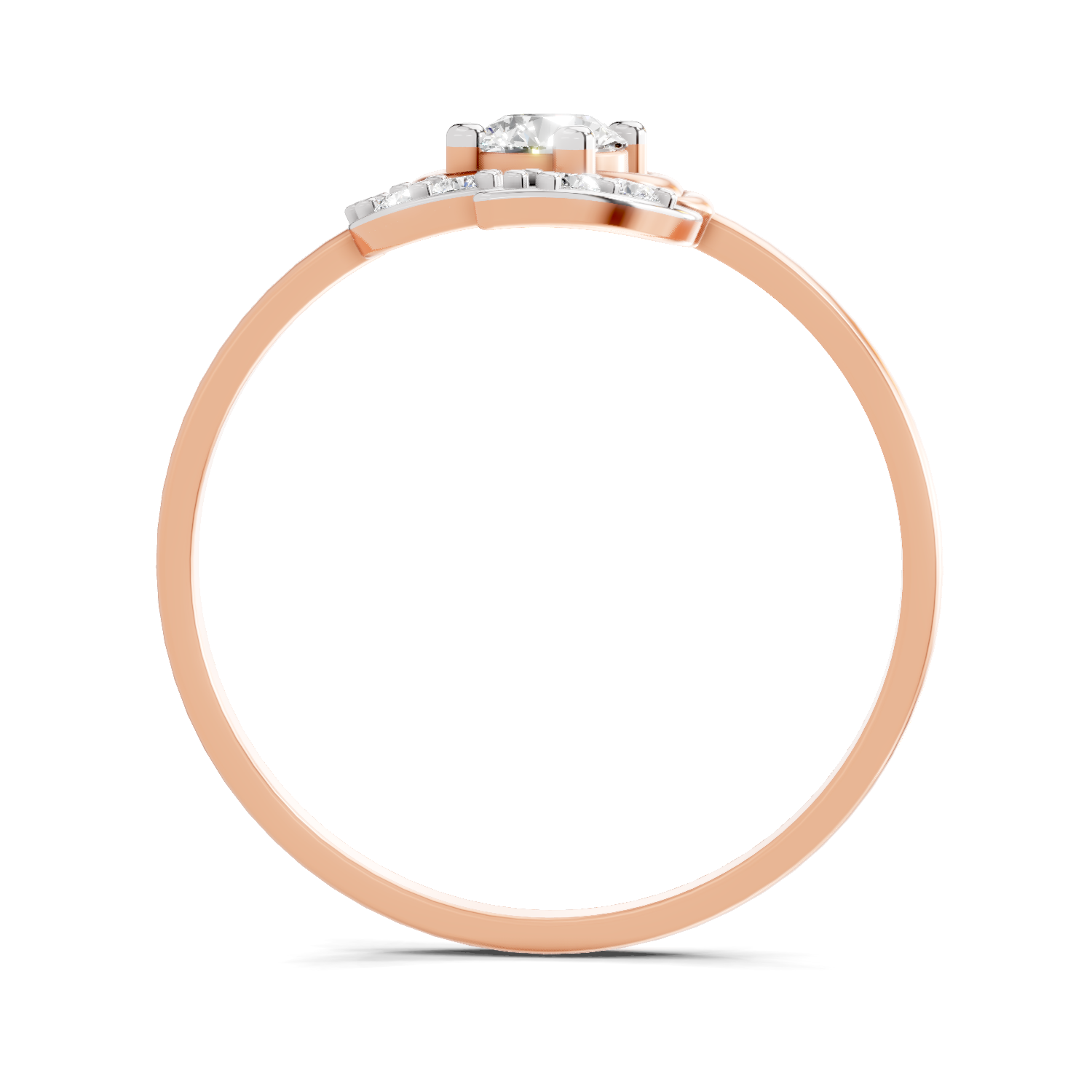 Sparkles Lab Grown Diamond 0.25 Blossom Ring| 14K Rose Gold
