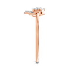 Sparkles Lab Grown Diamond 0.25 Blossom Ring| 14K Rose Gold