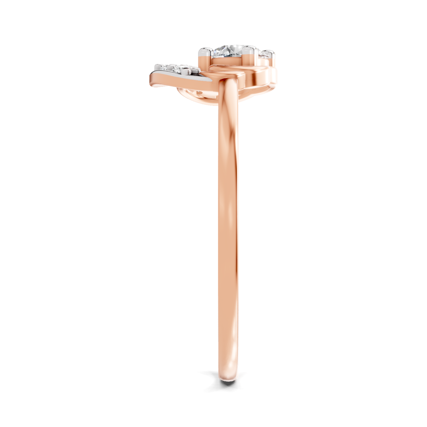 Sparkles Lab Grown Diamond 0.25 Blossom Ring| 14K Rose Gold
