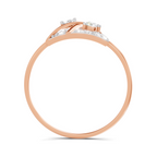 Sparkles Lab Grown Diamond 0.29 Carat Cluster Diamond Ring| 14K Rose Gold