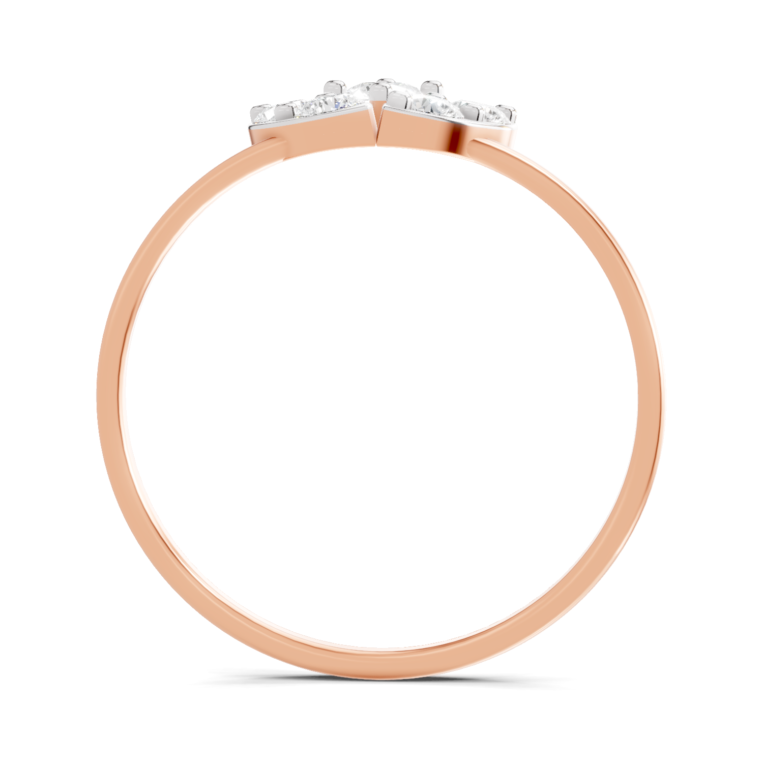 Sparkles Lab Grown Diamond 0.31 Carat Floral Grace Ring| 14K Rose Gold