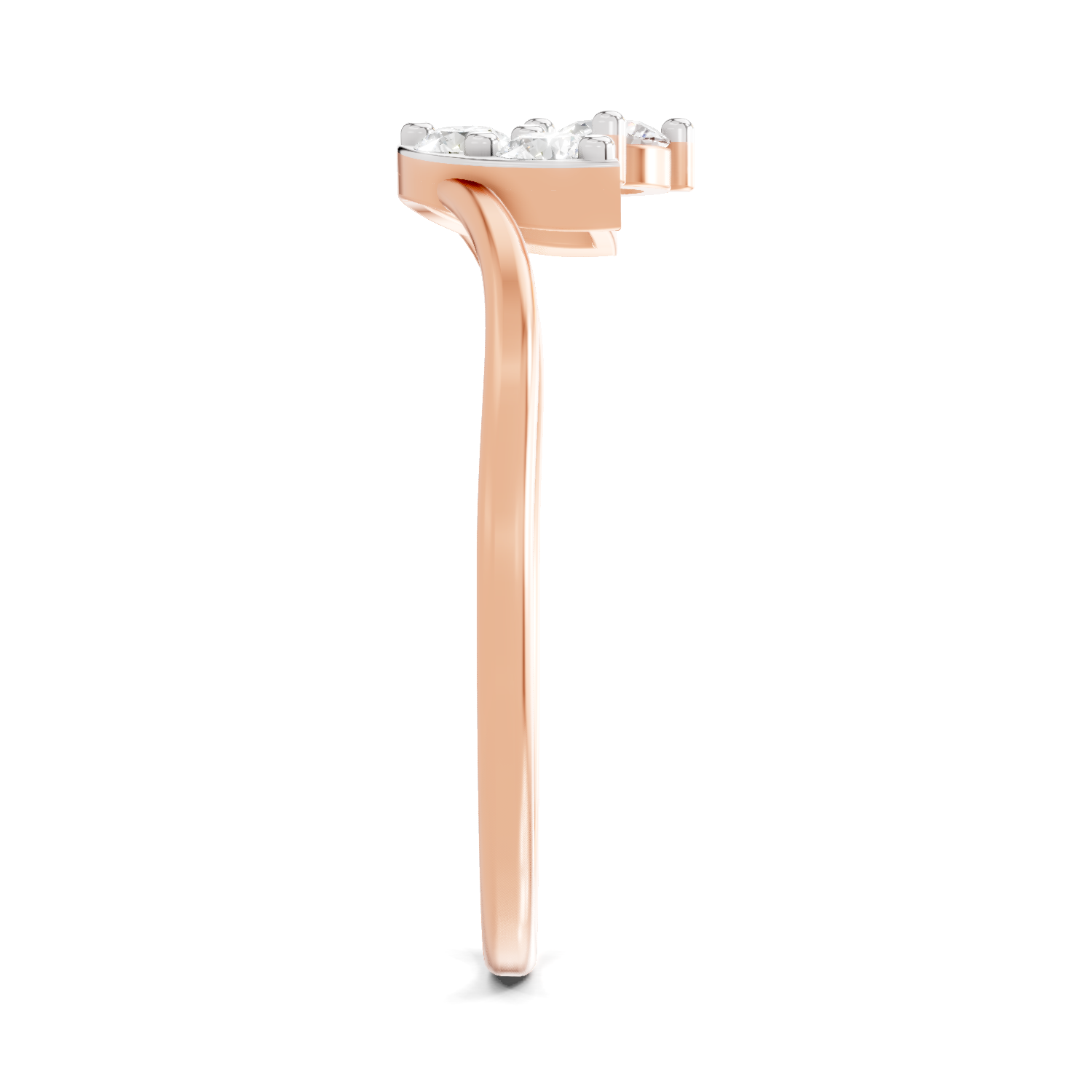 Sparkles Lab Grown Diamond 0.31 Carat Floral Grace Ring| 14K Rose Gold