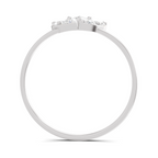 Sparkles Lab Grown Diamond 0.31 Carat Floral Grace Ring| 14K White Gold