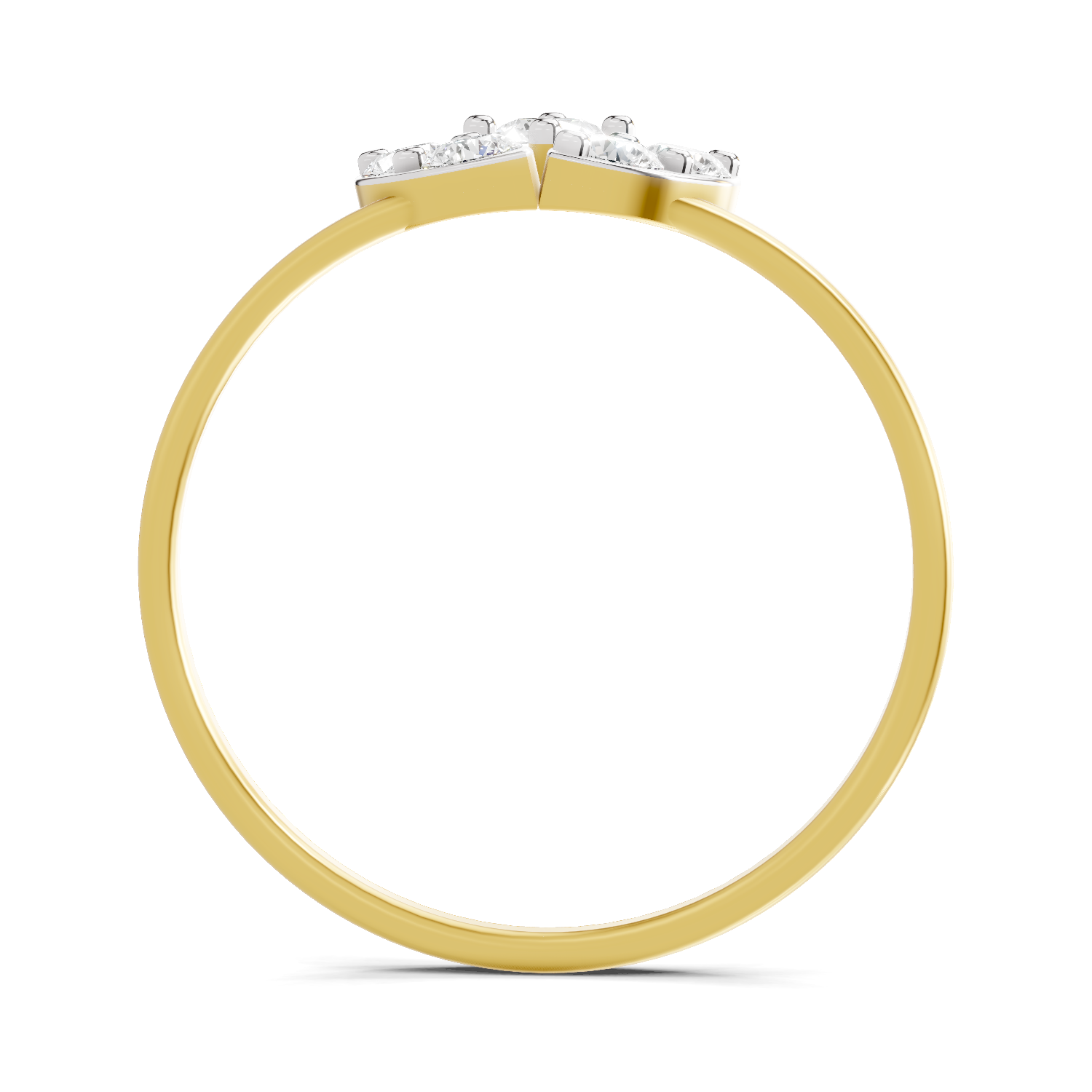 Sparkles Lab Grown Diamond 0.31 Carat Floral Grace Ring| 14K Yellow Gold