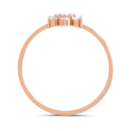 Sparkles Lab Grown Diamond 0.24 Snowflake Cluster Ring| 14K Rose Gold