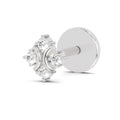 0.03 Carat Round Shape Celestial Diamond Nose Pin | 14K White Gold-Screw