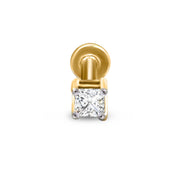 Solitaire Nosepin 0.09 Ct | 14Kt Yellow Gold
