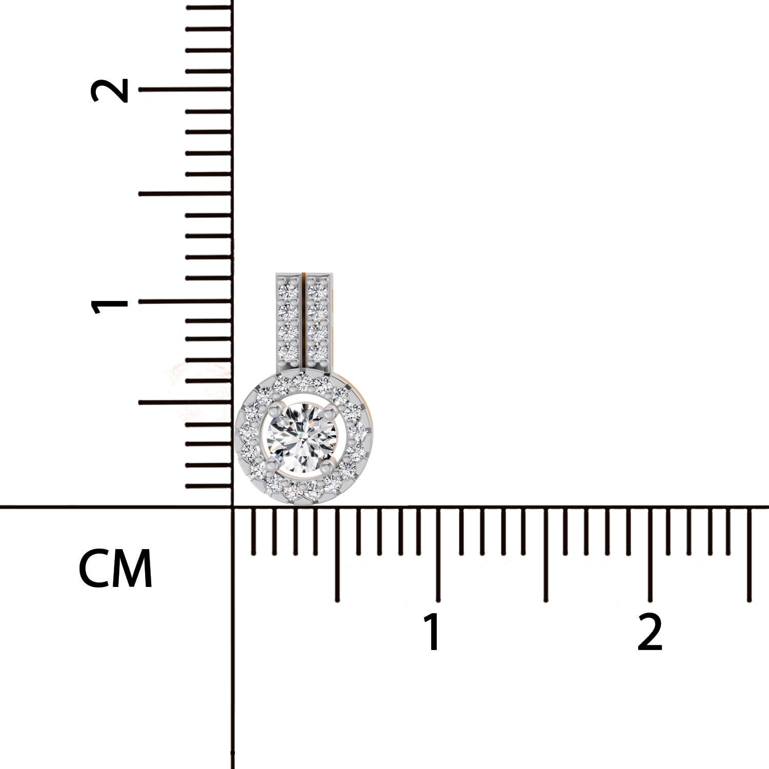 0.88 Ct Round Shape Solitaire Diamond Stud Earrings | 14K Rose Gold