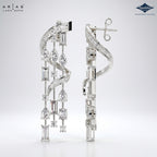 Arias by Lara Dutta Spiral Drop Earring