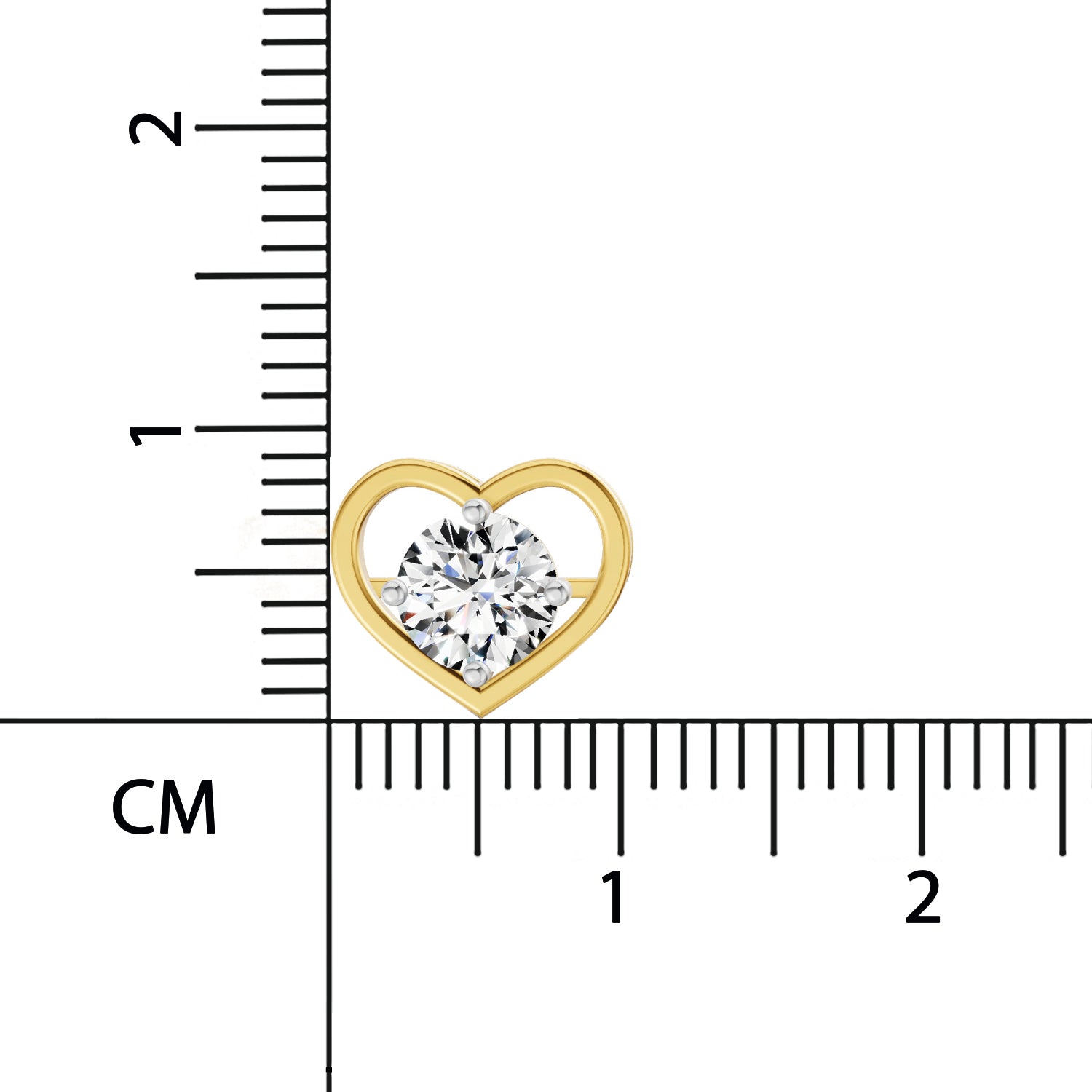 0.90 Ct Pear Shape 4 Prong Solitaire Diamond Stud Earrings | 14K Yellow Gold